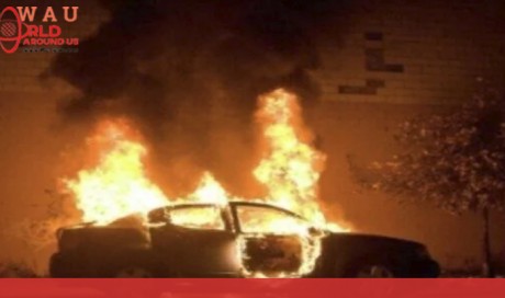 Two arrested over arson attack on Saudi woman’s car
