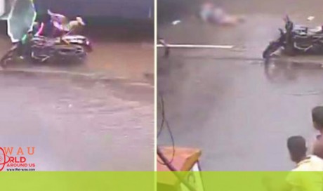 Video: Woman crushed to death under bus in a road accident
