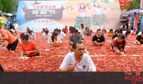 China chilli fest gets off to scorching start