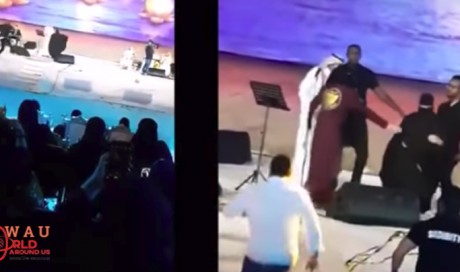 Video: Saudi woman arrested for hugging singer on stage