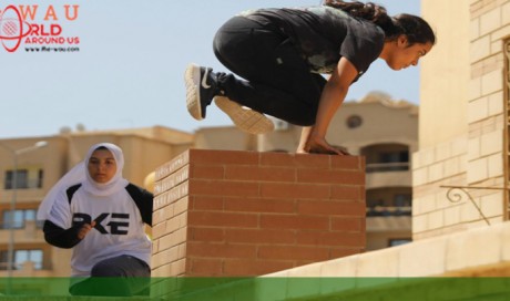 Egyptian women challenge social norms by practicing Parkour
