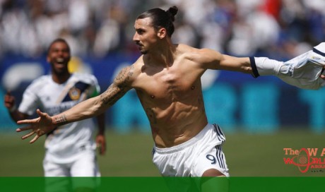 Zlatan Ibrahimovic scores first MLS hat-trick in LA Galaxy's win against Orlando