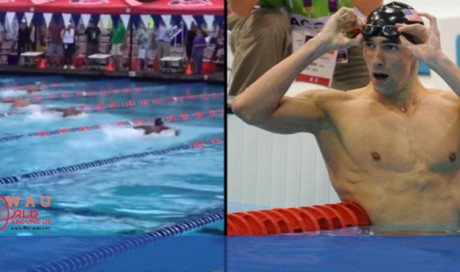 10-Year-Old Named Clark Kent Beats Michael Phelps' Record He's Held For 23 Years
