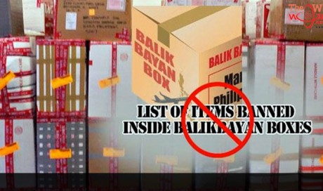 List of Items Banned Inside Balikbayan Boxes to Philippines