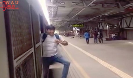 Three Youths Doing Kiki Stunt In Mumbai Local, Asked To Clean Railway Station
