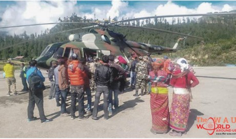 Indian pilgrim dies after being hit by rear blade of helicopter in Nepal