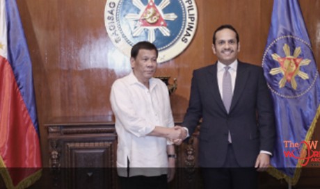 President of the Philippines Meets Qatar's Deputy Prime Minister and Minister of Foreign Affairs