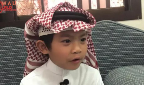 Filipino child who can only speak fluent Arabic surprises Saudis : Video