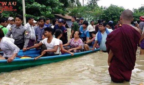 More than 50,000 evacuated in Myanmar as homes, shops flooded after dam fails 
