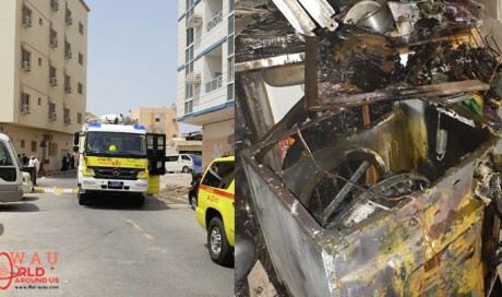 Washing machine fire destroys UAE flat, 9 injured