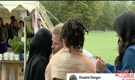 A hijabi refused to hug Prince Harry and things got pretty awkward