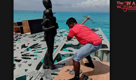 Maldives Destroys British Statues Deemed Offensive To Islam