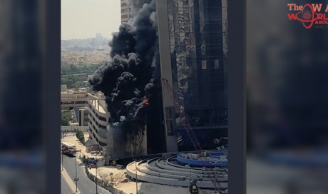 Massive fire breaks out in Kuwait skyscraper