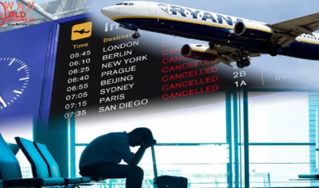 Ryanair cancels 250 flights as strikes in six countries hit services