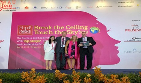 Fine Hygienic Holding Proud to Break the Ceiling, Touch the Sky® at Leonie Awards
