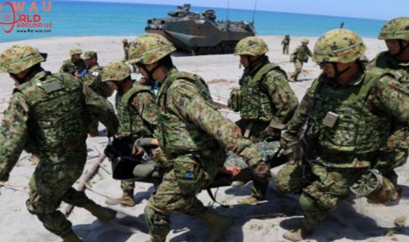 Japan military joins historic Philippine war games