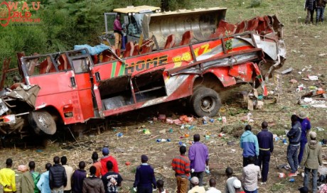 Fifty people killed in Kenya bus crash