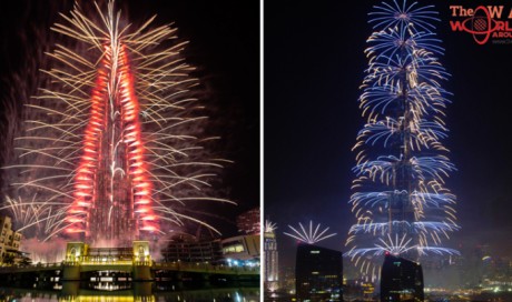 Dubai's fireworks spectacular returns to Burj Khalifa 
