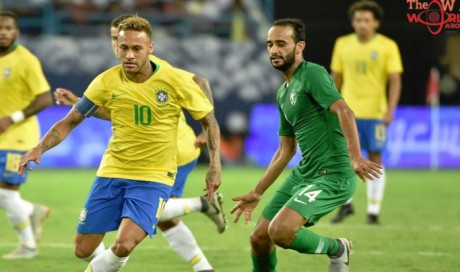 Neymar's Brazil make heavy work of beating Saudi Arabia in friendly 