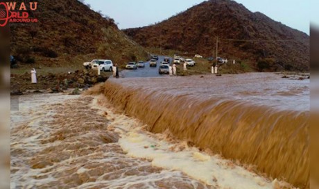 Saudi civil defence says 14 deaths linked to heavy rains, flooding