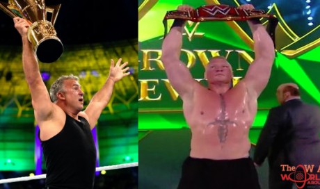 WWE Crown Jewel: Lesnar wins Universal title as Michaels makes triumphant return
