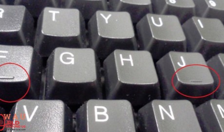 Ever Wondered Why 'F' And 'J' Keyboard Keys Have Bumps On Them? Here's Why