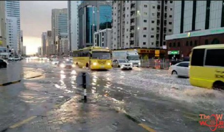 Thunderstorm, heavy rain lashes UAE, More likely today