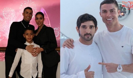 Cristiano Ronaldo celebrates New Year's in Dubai