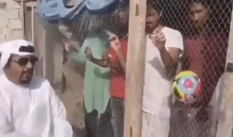 Video: Man detained for locking up India supporters in bird cage
