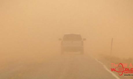 Strong Dust Storm hits Doha; Affects visibility in many parts of Qatar