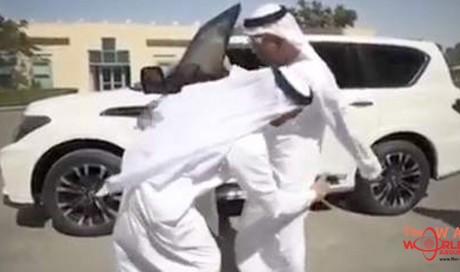 Video: Why Sheikh Mohamed stopped talking on the phone to hug Sheikh Abdullah