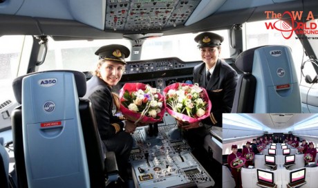 Qatar Airways flies all-female flight from Brussels to Doha