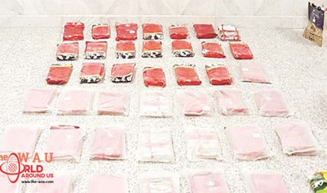 Expat held for smuggling 43 kilos of drugs