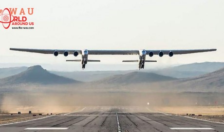 World's largest plane takes off on its first test flight