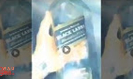 Video: Man with liquor bottle in his hand sought