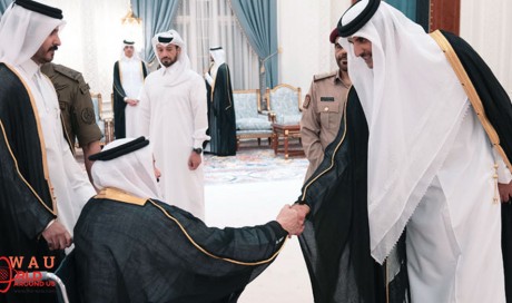 Qatar Amir receives well-wishers on advent of Ramadan