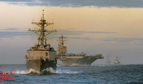US deploys aircraft carrier to Gulf to 'send message' to Iran