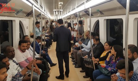 Excited Qatar residents take their first ride on Doha Metro