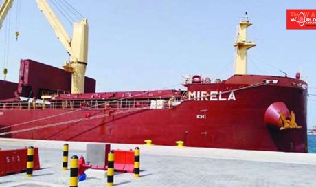 Ship arrives with 50,700 metric tonnes of barley