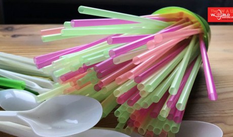 Plastic straws, drink stirrers and cotton buds will be banned from 2020