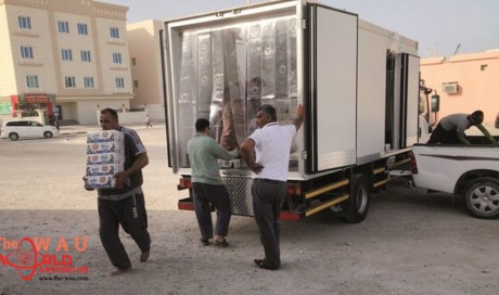 Baladna distributes 10,000 litres of long-life milk in Ramadan tents