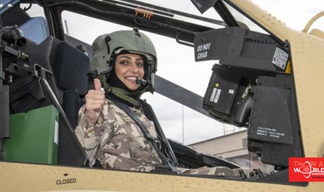 Lady officer of Qatar Amiri Air Force in US to boost helicopter fleet