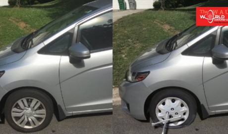 Man photoshops flat tyre onto his car to get out of work, wins Twitter