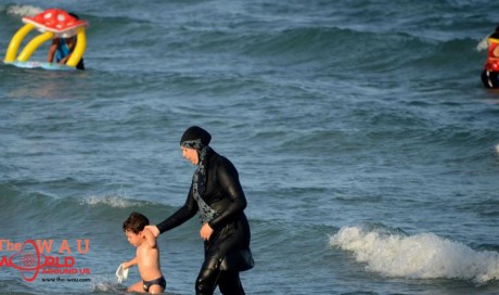 French town shuts swimming pools after Muslim women defy burkini ban