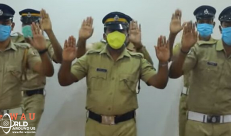 These Indian Cops COVID Handwash Dance Goes Viral