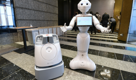 Robots to cheer coronavirus patients are also helping hotel staff to keep a safe distance