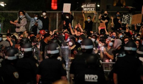 Protesters clash with police in New York City in latest demonstrations