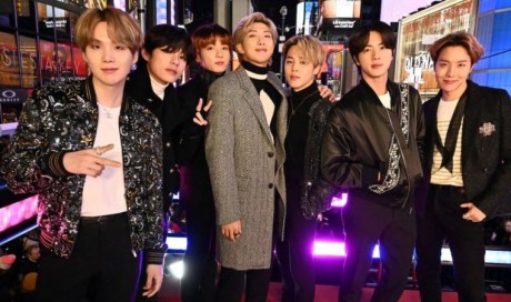 A hit share market debut for BTS\'s music label