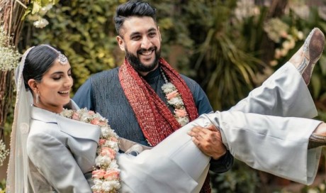 The Indian bride who wore a pantsuit to her wedding
