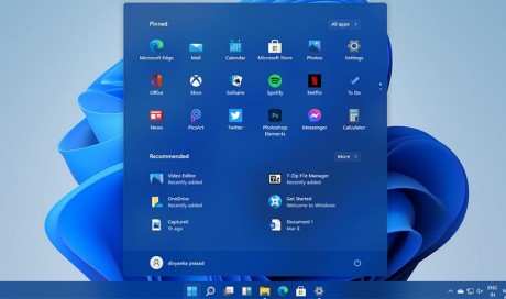 Windows 11 launches with redesigned start menu